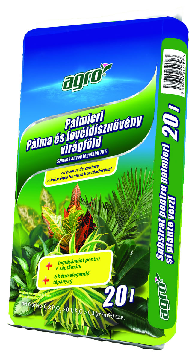 Substrat pentru palmieri şi plante verzi